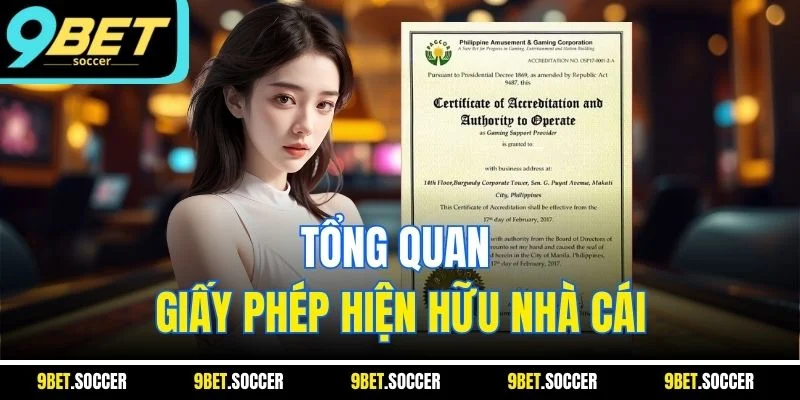 Tổng quan giấy phép hiện hữu nhà cái